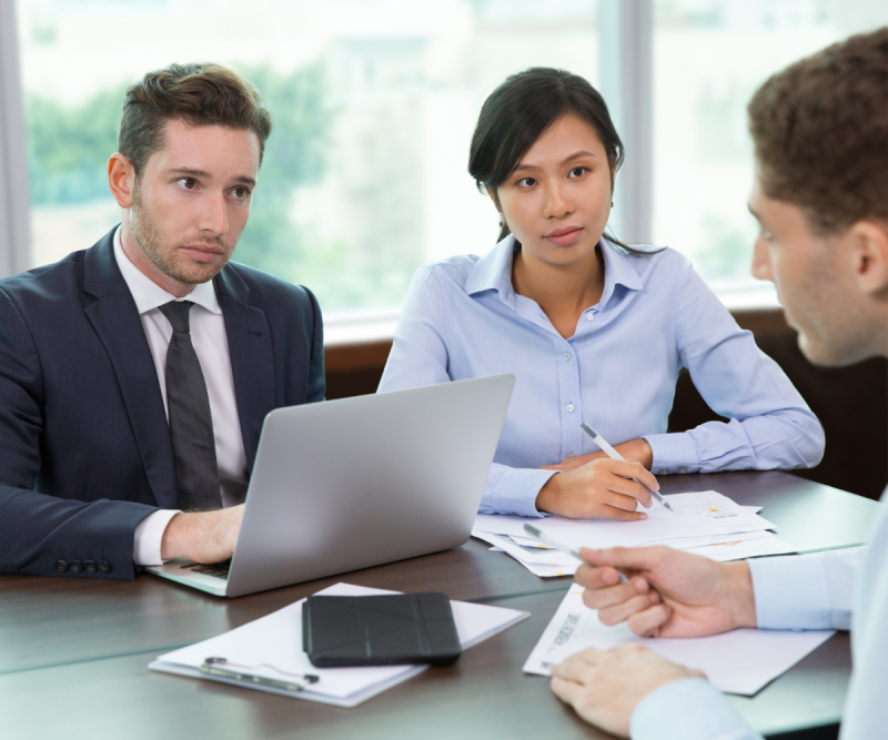 Business team meeting