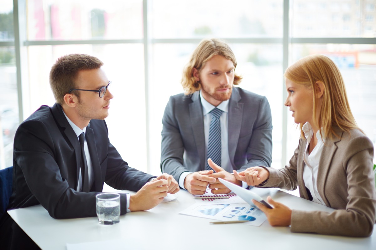 Entrepreneur consulting a Nevada business lawyer about selecting the right business entity.