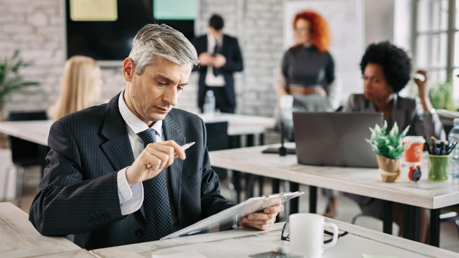 Commercial litigation attorney preparing legal documents and case strategy for a business dispute in Nevada.
