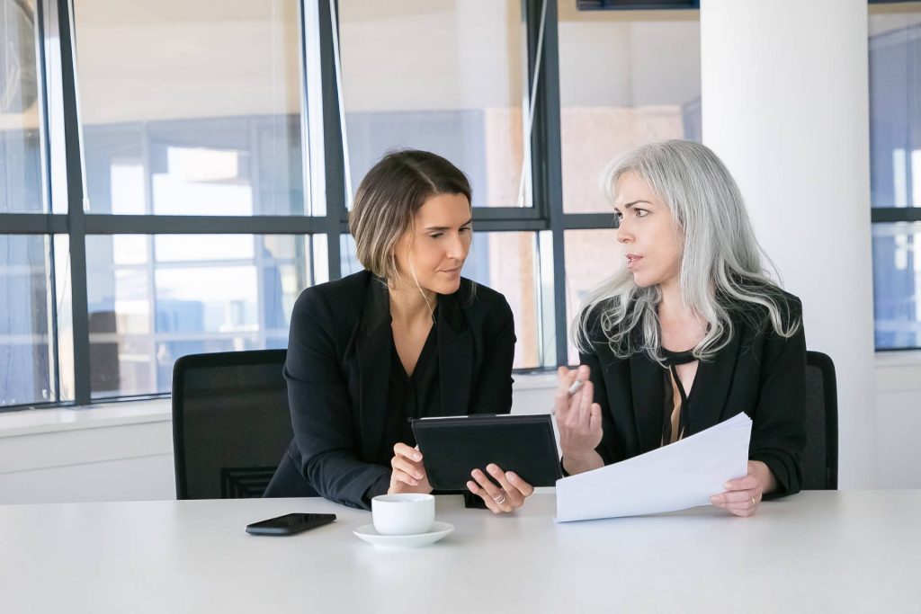 Las Vegas business owner reviewing contracts and records to prevent a legal dispute