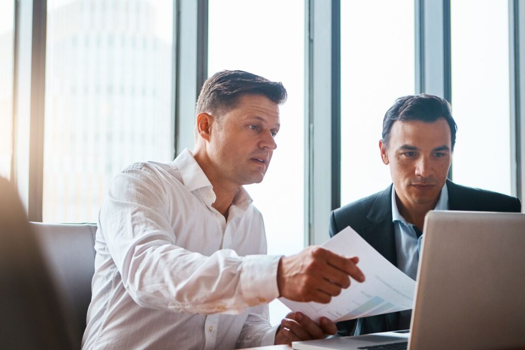 Business owner reviewing a problematic contract with legal options in Nevada